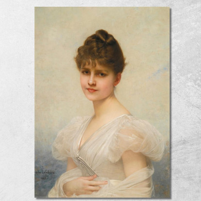 Edith Warren Miller Jules Joseph Lefebvre jle6 quadro stampato su tela