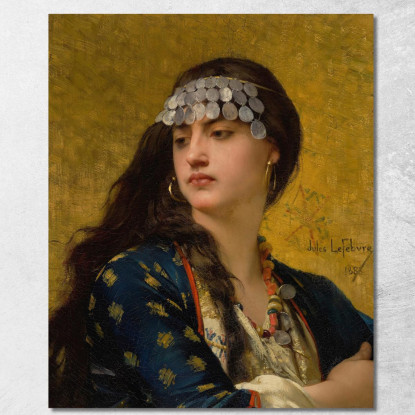 Fatima Jules Joseph Lefebvre jle7 quadro stampato su tela