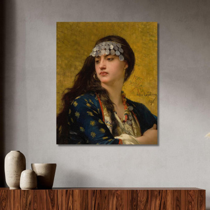 Fatima Jules Joseph Lefebvre jle7 quadro stampato su tela