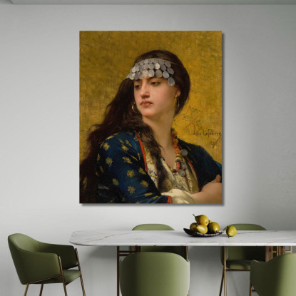 Fatima Jules Joseph Lefebvre jle7 quadro stampato su tela
