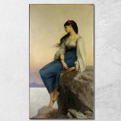 Graziella Jules Joseph Lefebvre jle8 quadro stampato su tela