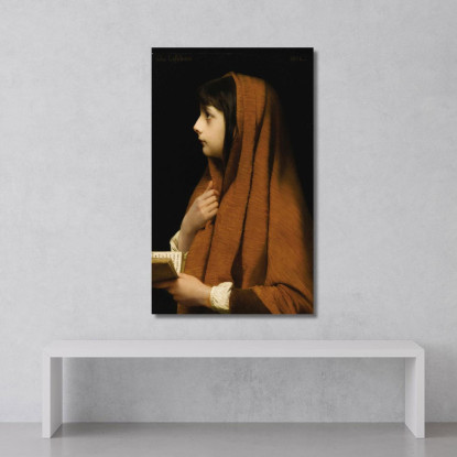 Mignon Jules Joseph Lefebvre jle11 quadro stampato su tela