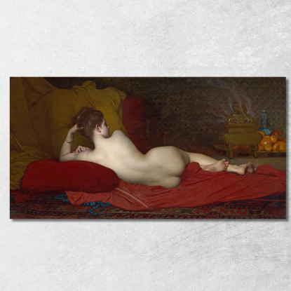 Odalisca 2 Jules Joseph Lefebvre jle13 quadro stampato su tela