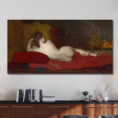 Odalisca 2 Jules Joseph Lefebvre jle13 quadro stampato su tela