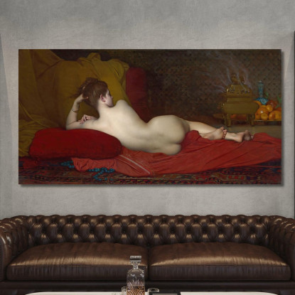 Odalisca 2 Jules Joseph Lefebvre jle13 quadro stampato su tela