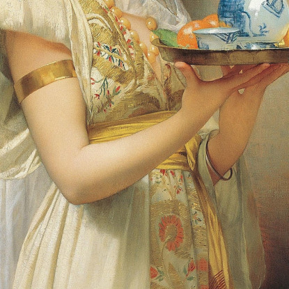 Serva Jules Joseph Lefebvre jle19 quadro stampato su tela