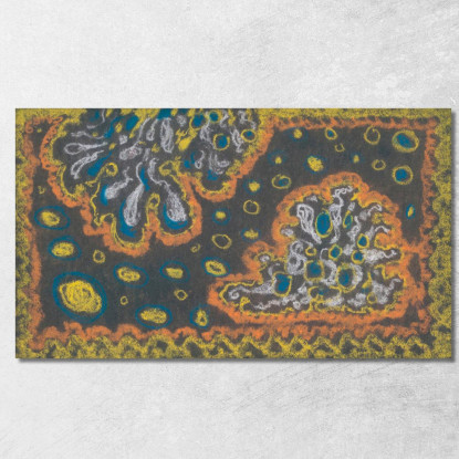 Arbusti In Fiamme Jules Schmalzigaug jsh2 quadro stampato su tela