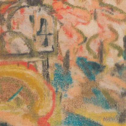 Café-Chantant Jules Schmalzigaug jsh4 quadro stampato su tela