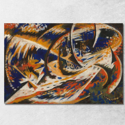 Velocità Jules Schmalzigaug jsh21 quadro stampato su tela