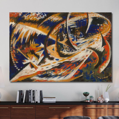 Velocità Jules Schmalzigaug jsh21 quadro stampato su tela