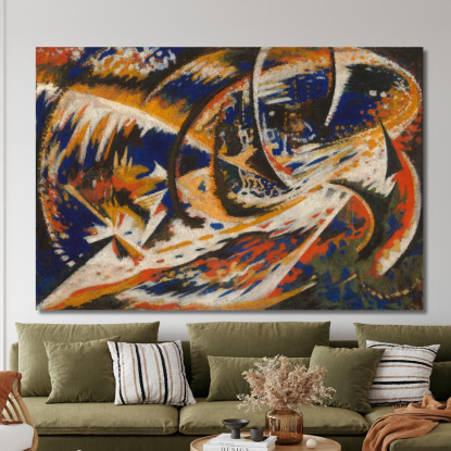 Velocità Jules Schmalzigaug jsh21 quadro stampato su tela