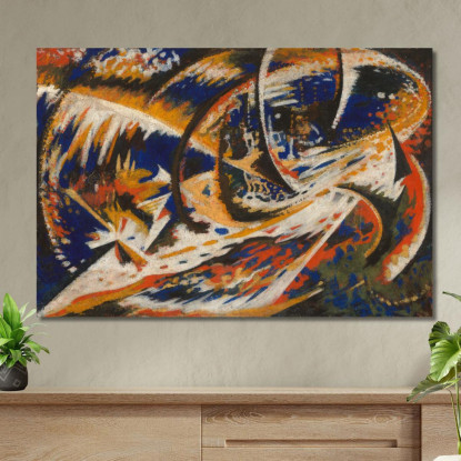 Velocità Jules Schmalzigaug jsh21 quadro stampato su tela