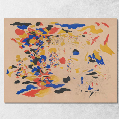 Senza Titolo Jules Schmalzigaug jsh23 quadro stampato su tela