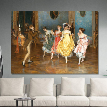 Una Prova Di Danza Leopold Schmutzler lsc1 quadro stampato su tela