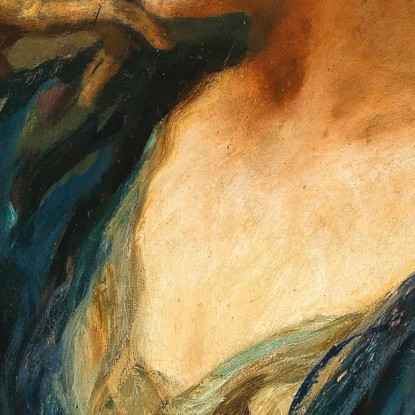 Una Giovane Bellezza Leopold Schmutzler lsc2 quadro stampato su tela