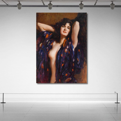 Sguardo Seducente Leopold Schmutzler lsc14 quadro stampato su tela