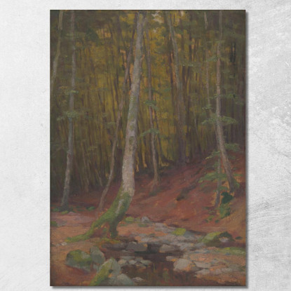 Foresta 2 Ľudovít Čordák lco17 quadro stampato su tela