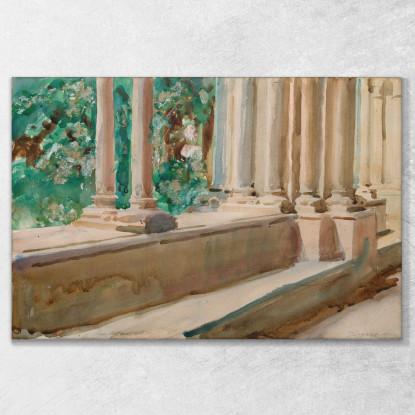 Terrazza E Giardino Di Tarragona John Singer Sargent jss300 quadro stampato su tela