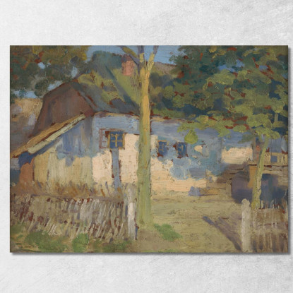 Davanti Alla Casa Ľudovít Čordák lco28 quadro stampato su tela