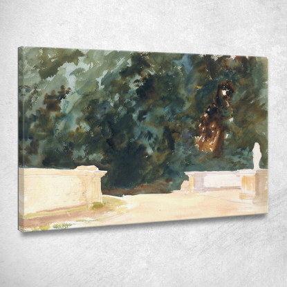 Terrazza E Giardini John Singer Sargent jss302 quadro stampato su tela