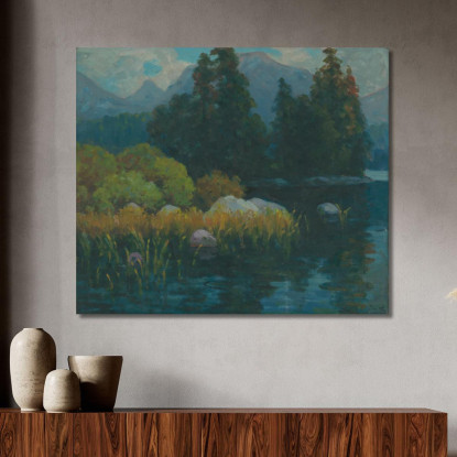 Paesaggio 6 Ľudovít Čordák lco34 quadro stampato su tela