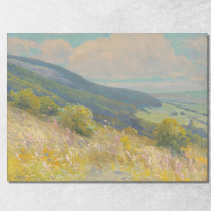 Paesaggio 7 Ľudovít Čordák lco35 quadro stampato su tela