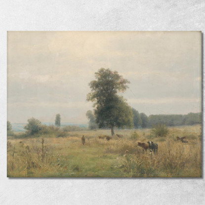 Paesaggio Con Alberi Ľudovít Čordák lco43 quadro stampato su tela