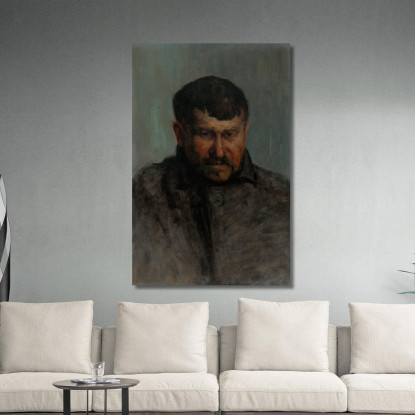 Studio Di Testa Maschile Ľudovít Čordák lco46 quadro stampato su tela