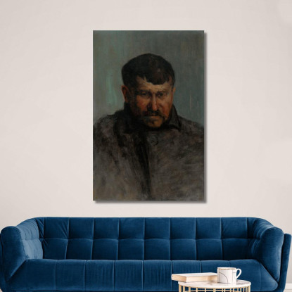 Studio Di Testa Maschile Ľudovít Čordák lco46 quadro stampato su tela