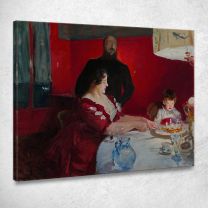 La Festa Di Compleanno John Singer Sargent jss305 quadro stampato su tela