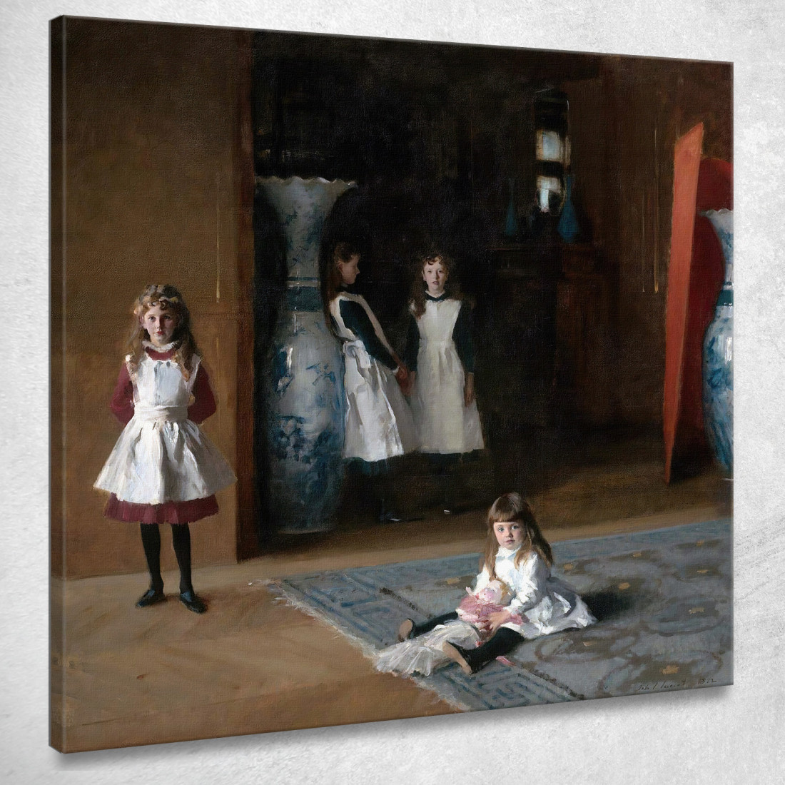 Le Figlie Di Edward Darley Boit John Singer Sargent jss309 quadro stampato su tela