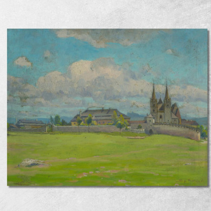 Spišská Kapitula Ľudovít Čordák lco105 quadro stampato su tela