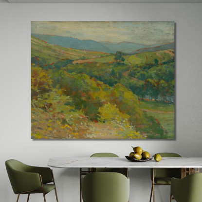 La Valle Del Hornád Presso Ťahanovce Ľudovít Čordák lco111 quadro stampato su tela