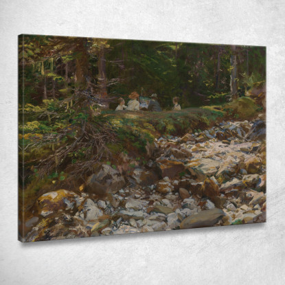 Il Maestro E I Suoi Allievi John Singer Sargent jss315 quadro stampato su tela