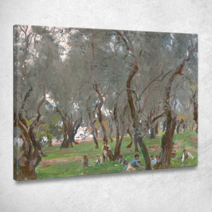 L'Uliveto John Singer Sargent jss319 quadro stampato su tela