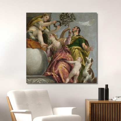 Unión Feliz Paolo Veronese cuadro en lienzo
