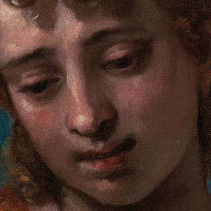 Testa Di San Michele Dalla Pala Petrobelli Paolo Veronese pvr17 quadro stampato su tela