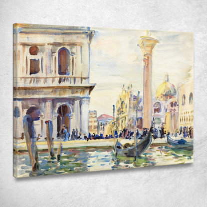The Piazzetta John Singer Sargent jss321 quadro stampato su tela