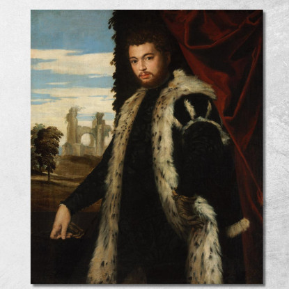 Ritratto Di Un Uomo Paolo Veronese pvr24 quadro stampato su tela