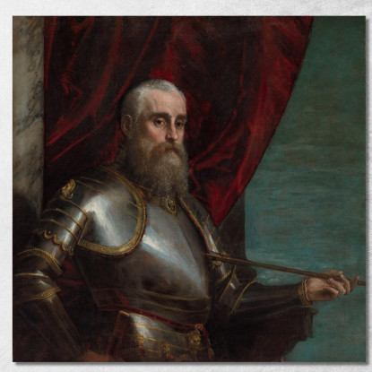 Ritratto Di Agostino Barbarigo Paolo Veronese pvr25 quadro stampato su tela
