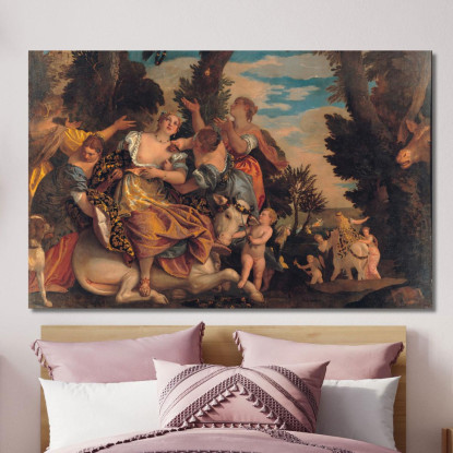 Il Ratto D'Europa Paolo Veronese pvr27 quadro stampato su tela