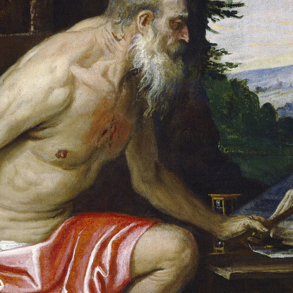 San Girolamo Nel Deserto Paolo Veronese pvr31 quadro stampato su tela