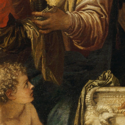 L'Unzione Di Davide Paolo Veronese pvr34 quadro stampato su tela