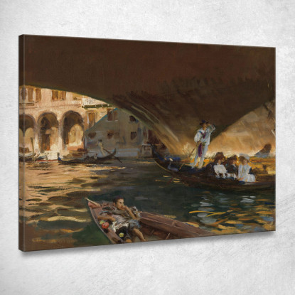Il Rialto John Singer Sargent jss324 quadro stampato su tela