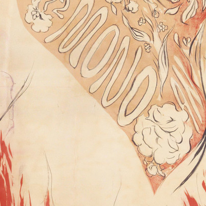 Anis Del Mono Con Una Gonna Di Percalle Stirato Ramón Casas rcs3 quadro stampato su tela