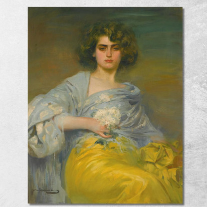 Julia 2 Ramón Casas rcs17 quadro stampato su tela