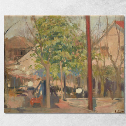 Moulin De La Galette Ramón Casas rcs23 quadro stampato su tela