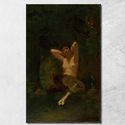 Fauno Thomas Wilmer Dewing twd4 quadro stampato su tela