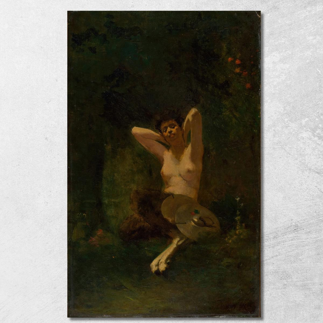 Fauno Thomas Wilmer Dewing twd4 quadro stampato su tela