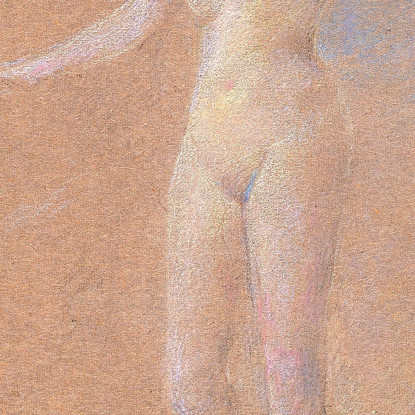 Figura Femminile Nuda In Piedi Thomas Wilmer Dewing twd25 quadro stampato su tela